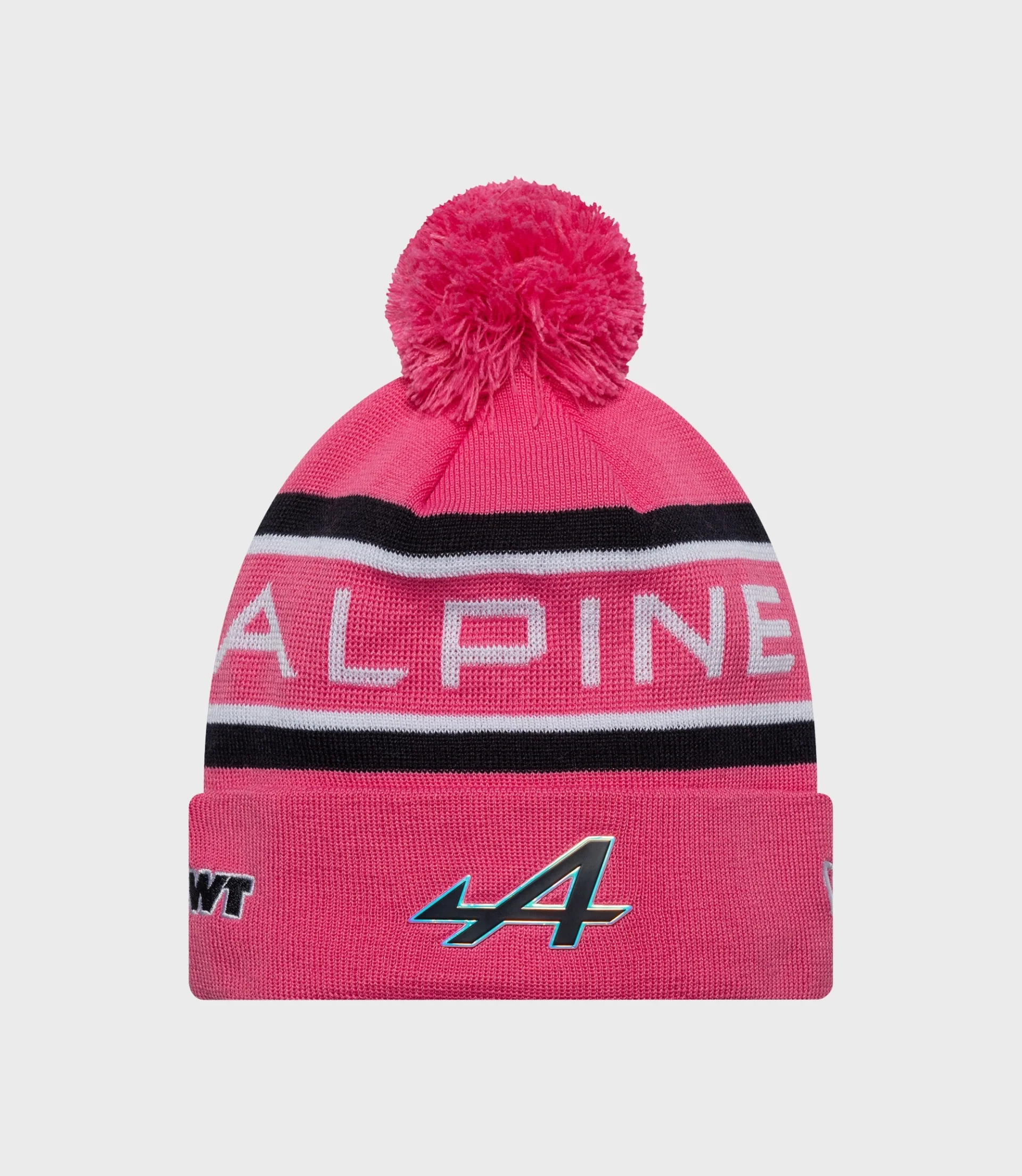 Bonnet Pierre Gasly Cuff Knit Pop New Era Alpine - Rose