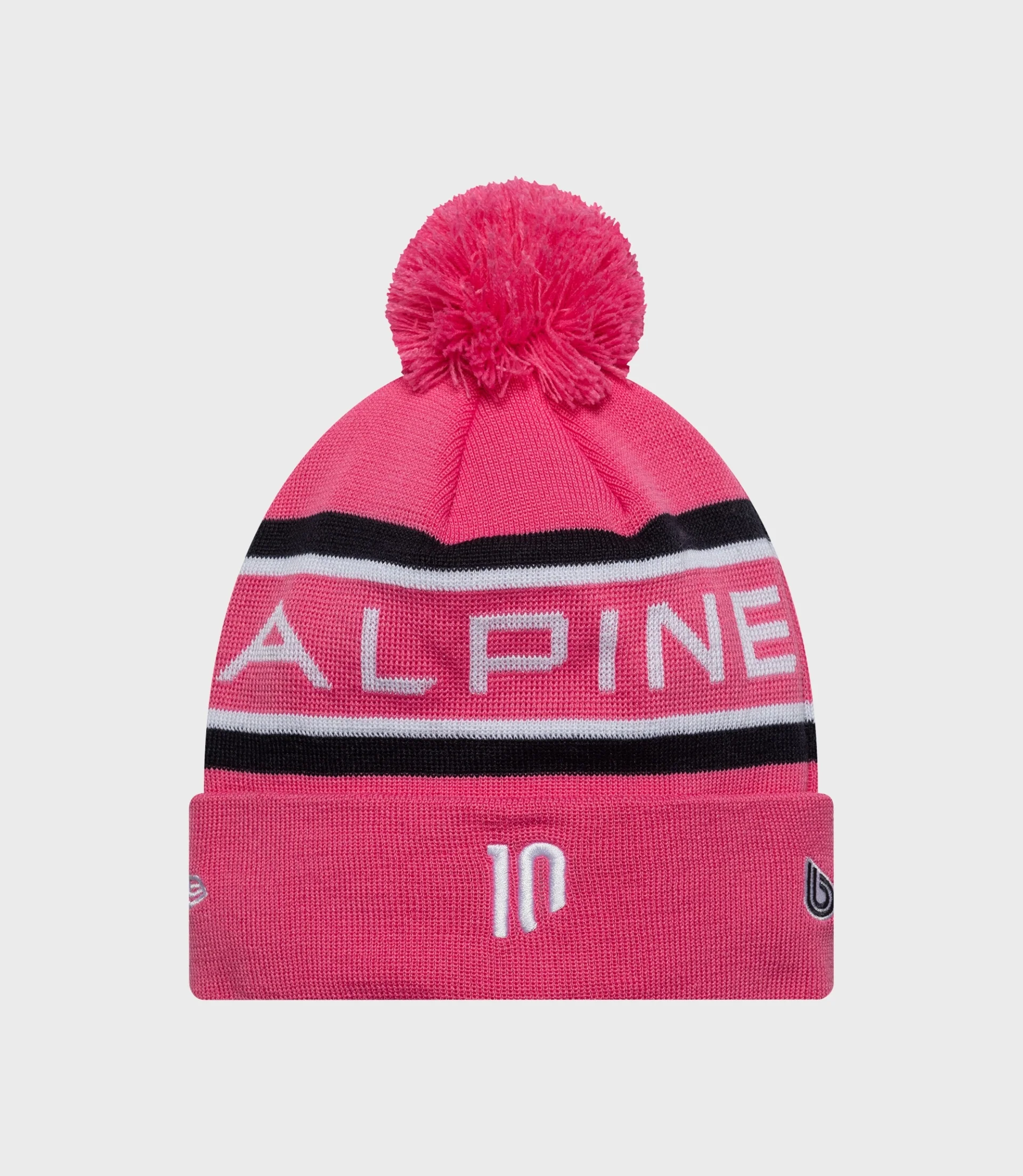 Bonnet Pierre Gasly Cuff Knit Pop New Era Alpine - Rose - Image 2