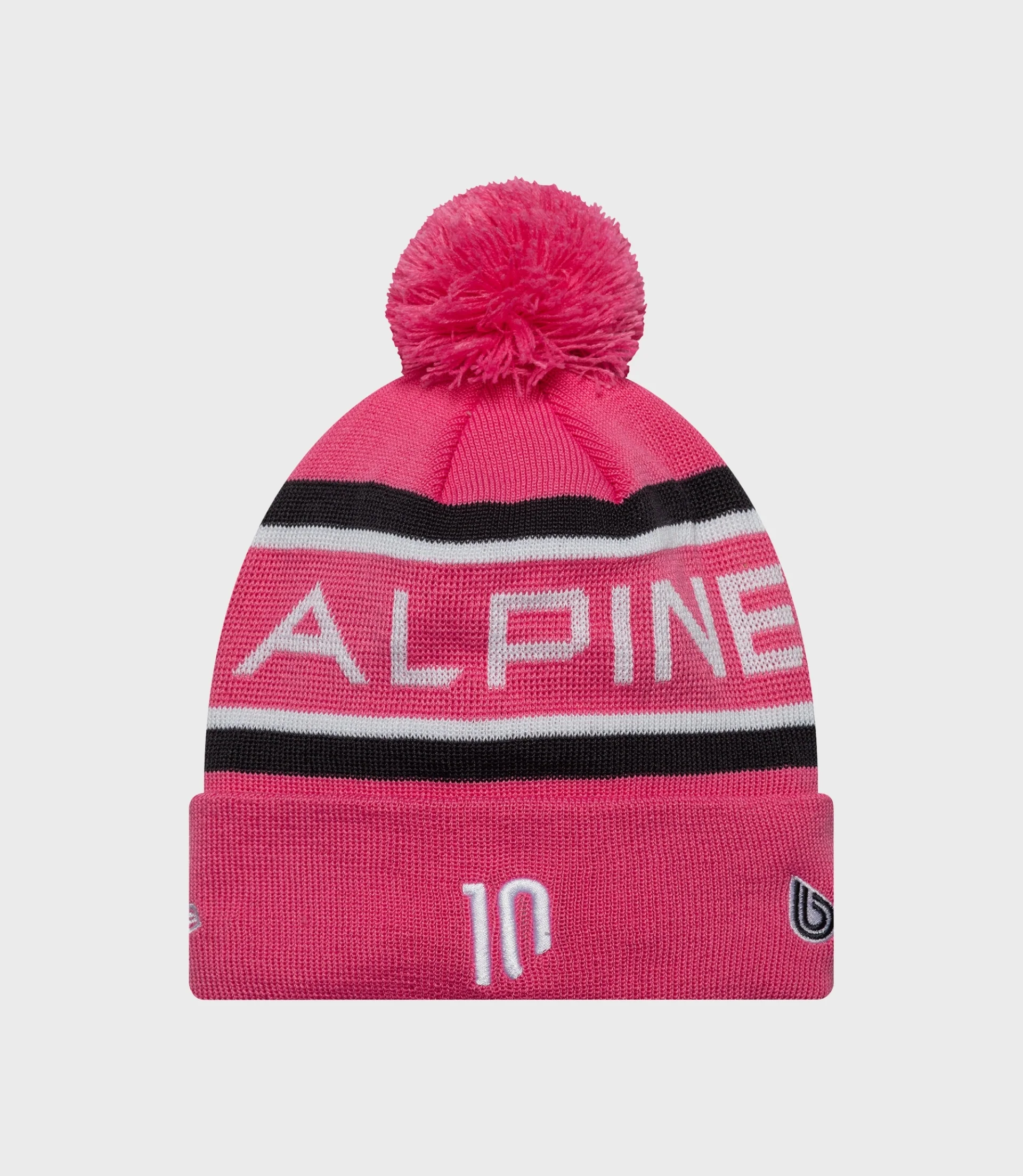 Bonnet Pierre Gasly Cuff Knit Pop Junior New Era Alpine - Rose - Image 2
