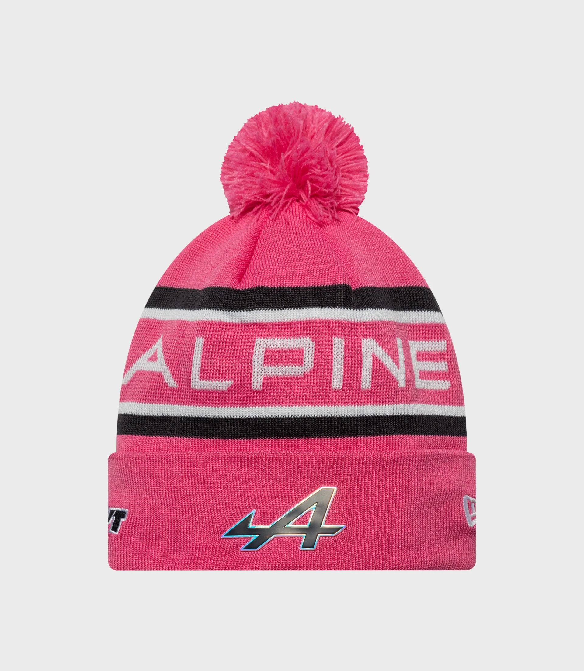 Bonnet Rep Team Cuff Knit Pop New Era Alpine - Rose