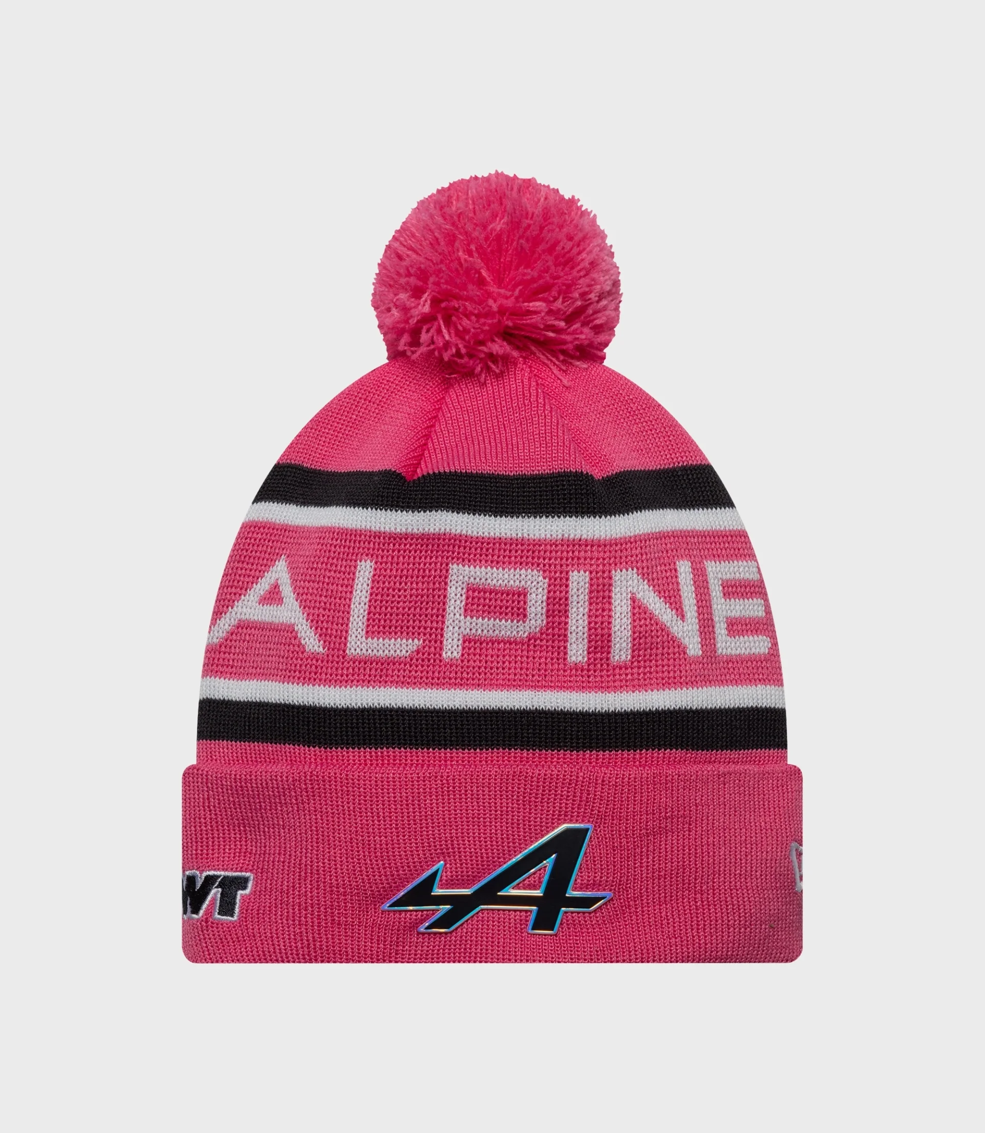 Bonnet Rep Team Cuff Knit Pop Junior New Era Alpine - Rose
