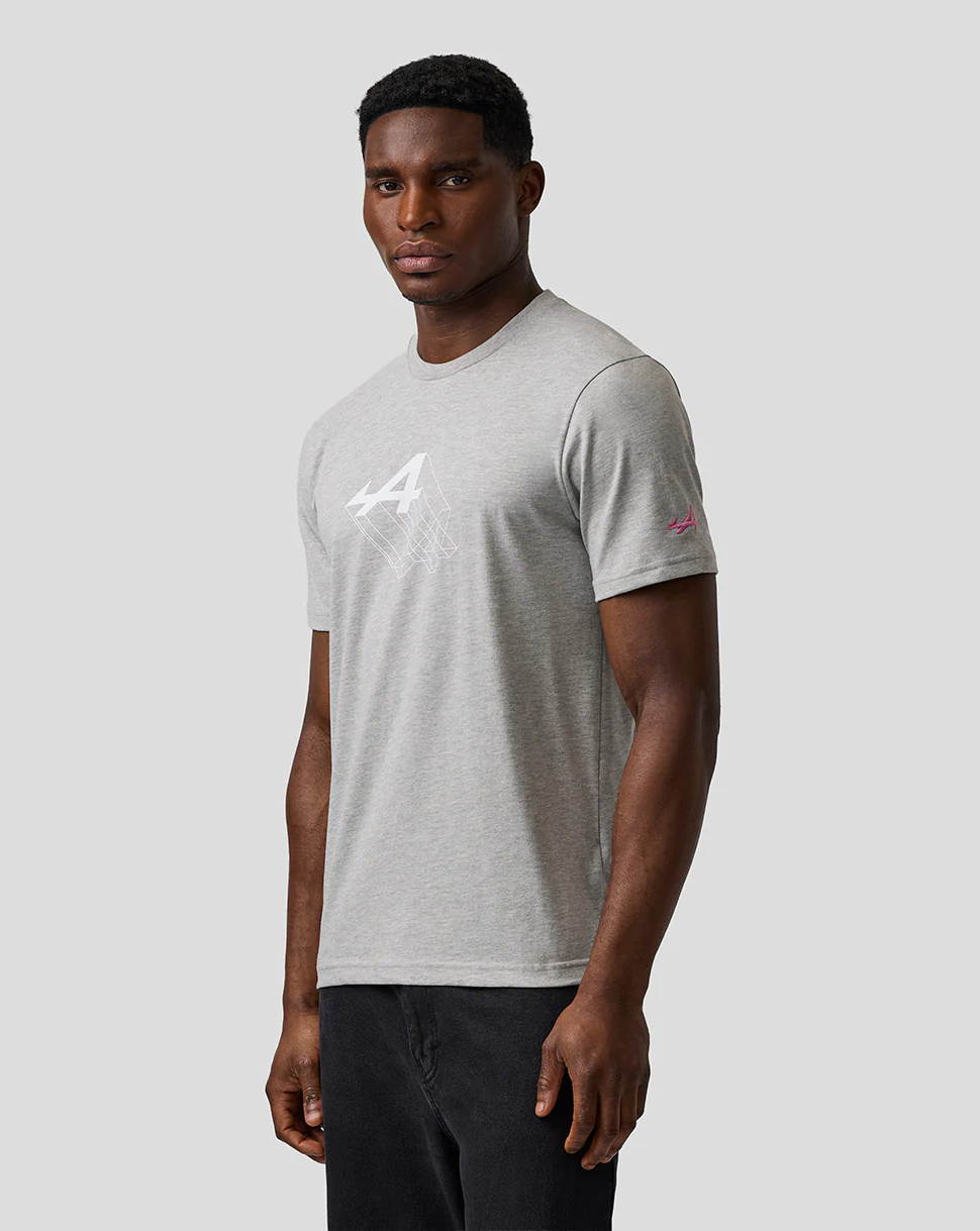 T-shirt graphique unisexe coupe classique – Gris chiné - Image 10