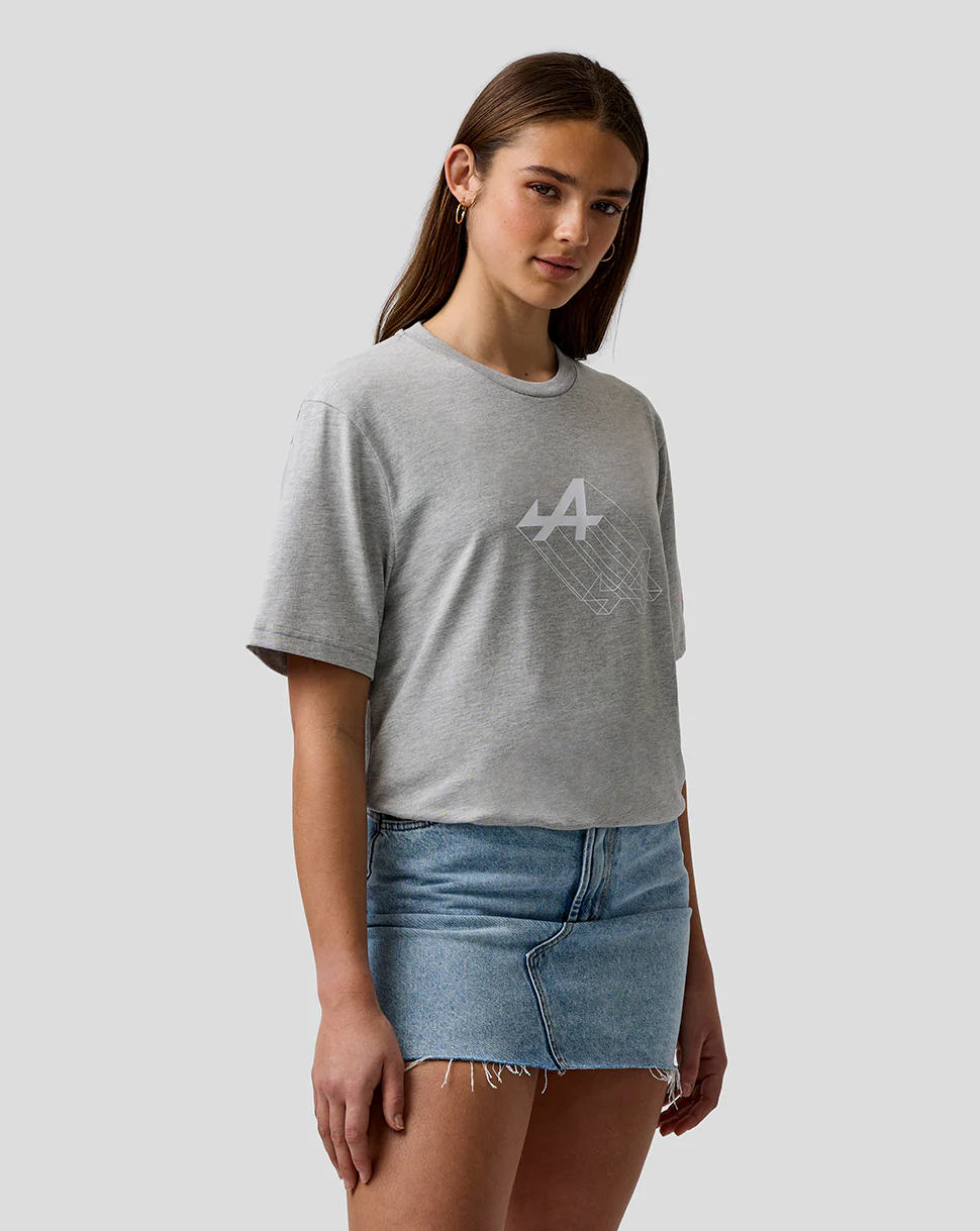 T-shirt graphique unisexe coupe classique – Gris chiné - Image 11