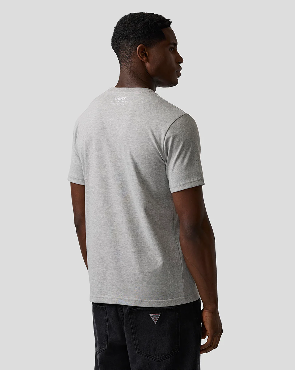 T-shirt graphique unisexe coupe classique – Gris chiné - Image 3