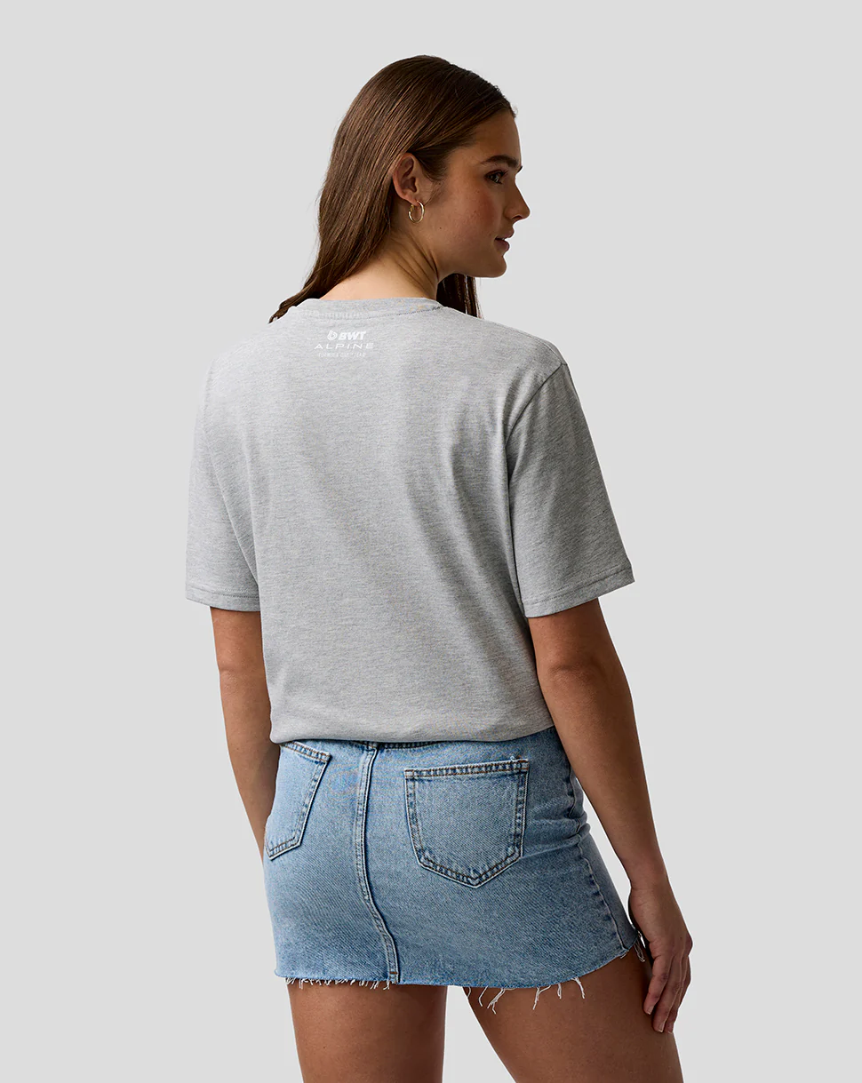 T-shirt graphique unisexe coupe classique – Gris chiné - Image 4