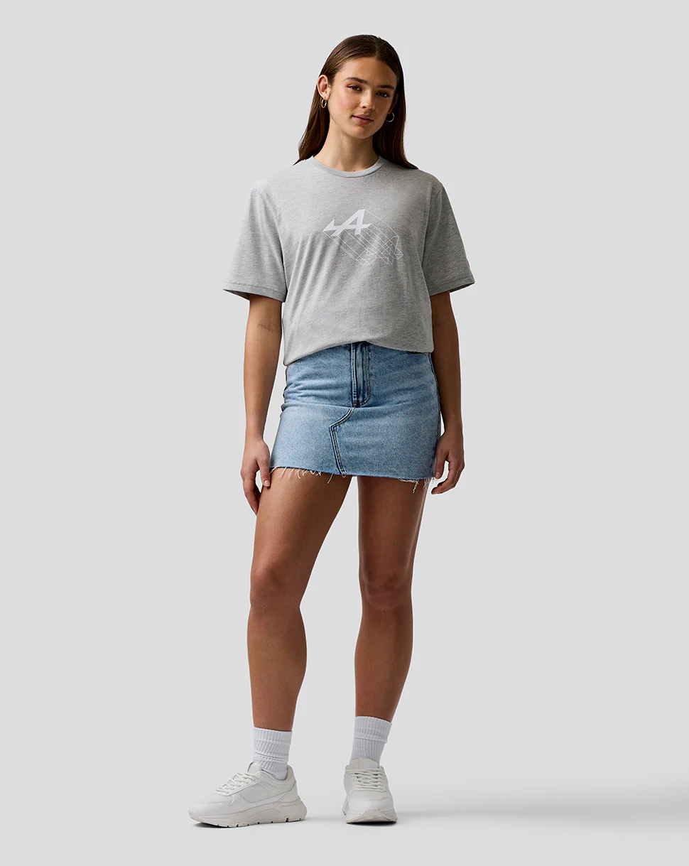 T-shirt graphique unisexe coupe classique – Gris chiné - Image 6