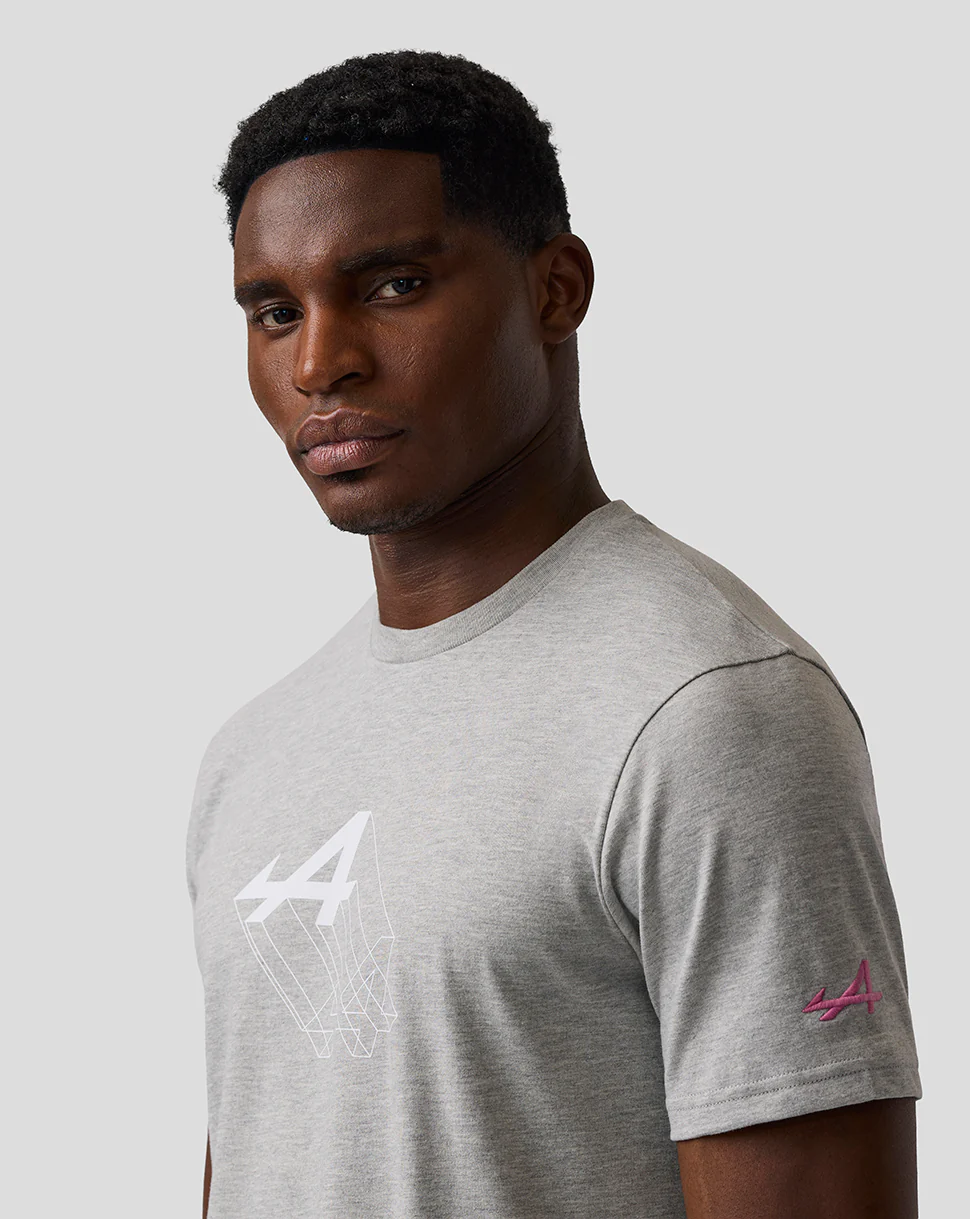 T-shirt graphique unisexe coupe classique – Gris chiné - Image 8
