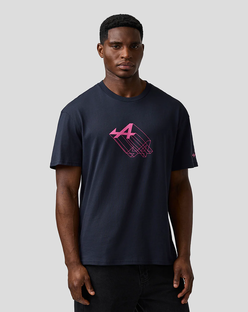 T-shirt graphique unisexe à coupe décontractée – Bleu Nuit - Image 10