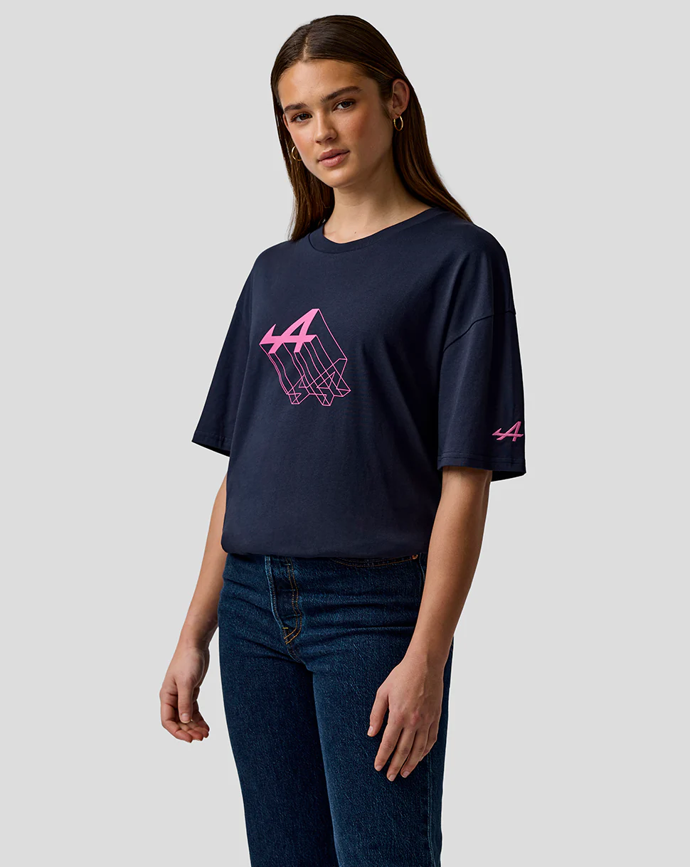 T-shirt graphique unisexe à coupe décontractée – Bleu Nuit - Image 11