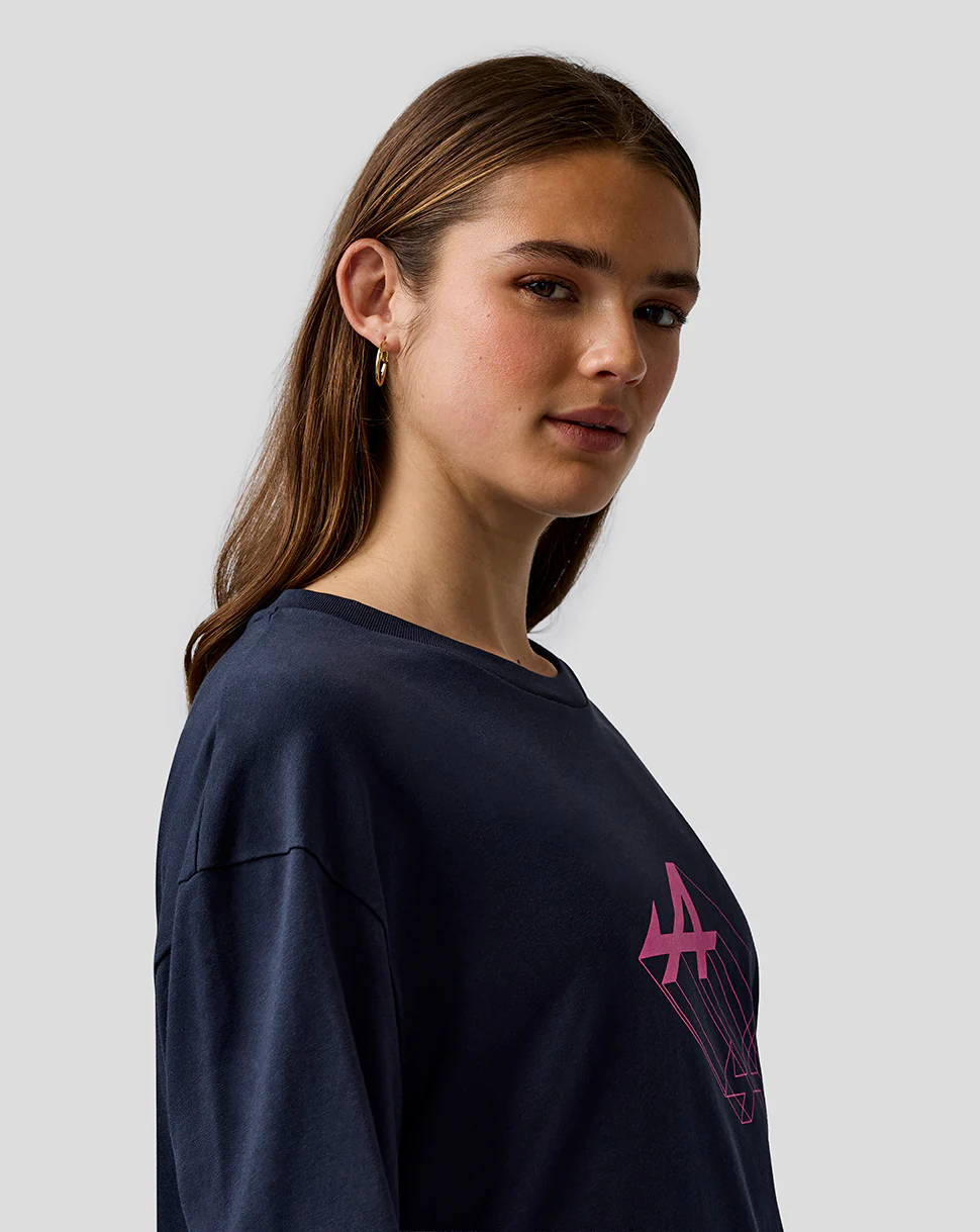 T-shirt graphique unisexe à coupe décontractée – Bleu Nuit - Image 8