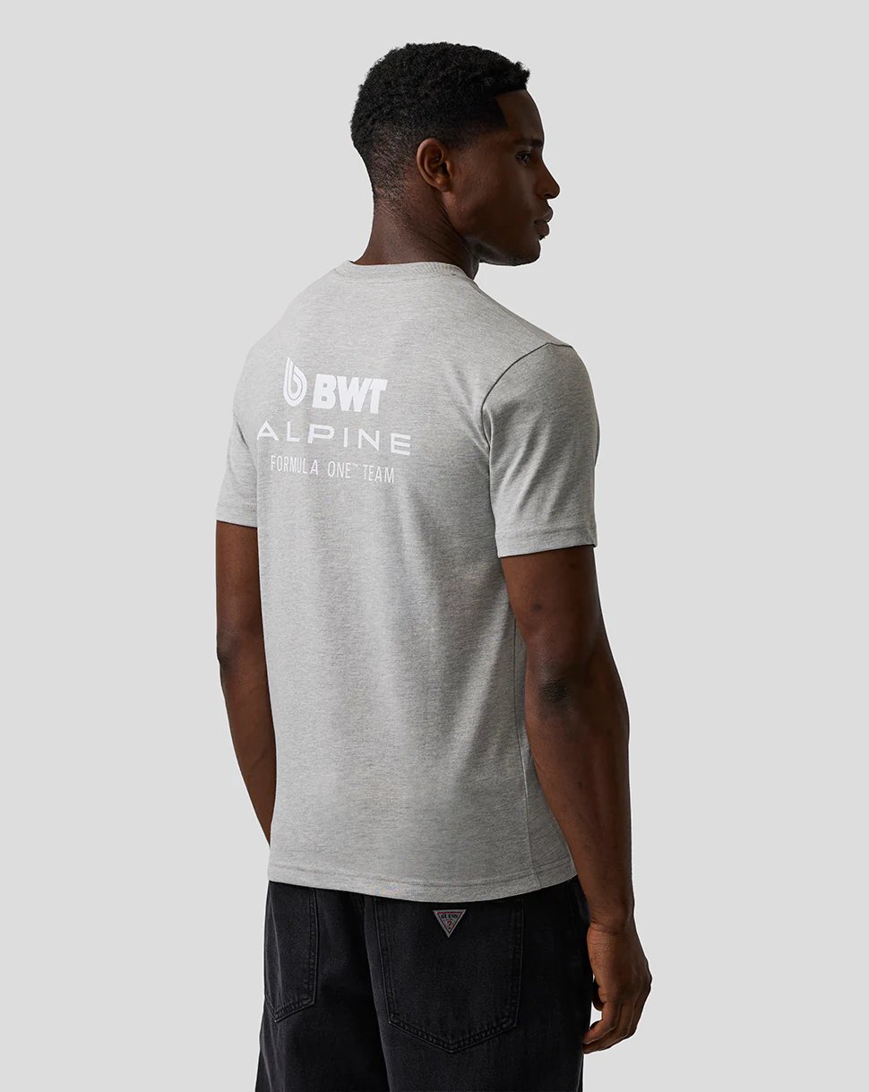 T-shirt unisexe coupe classique – Gris chiné - Image 3