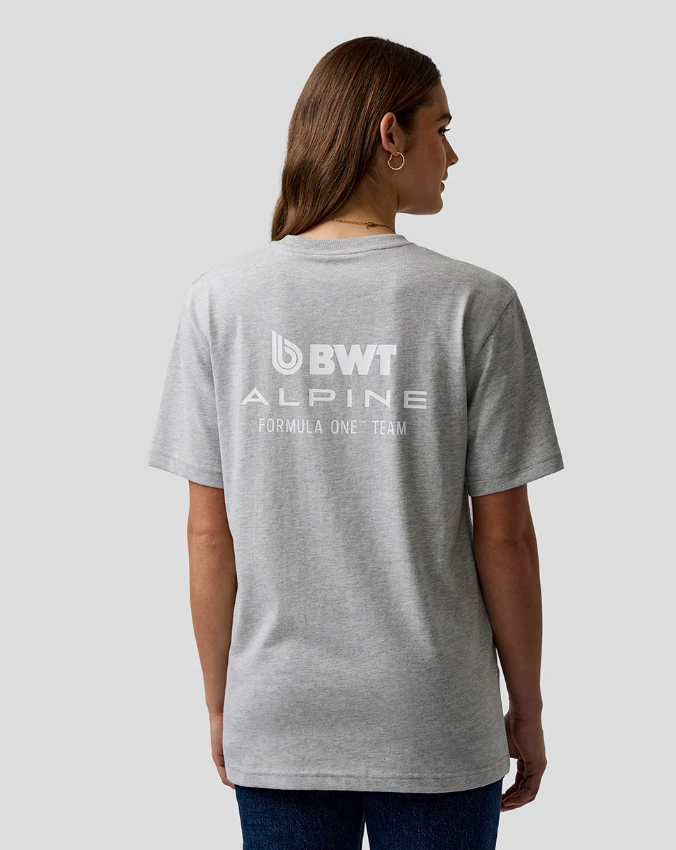 T-shirt unisexe coupe classique – Gris chiné - Image 4