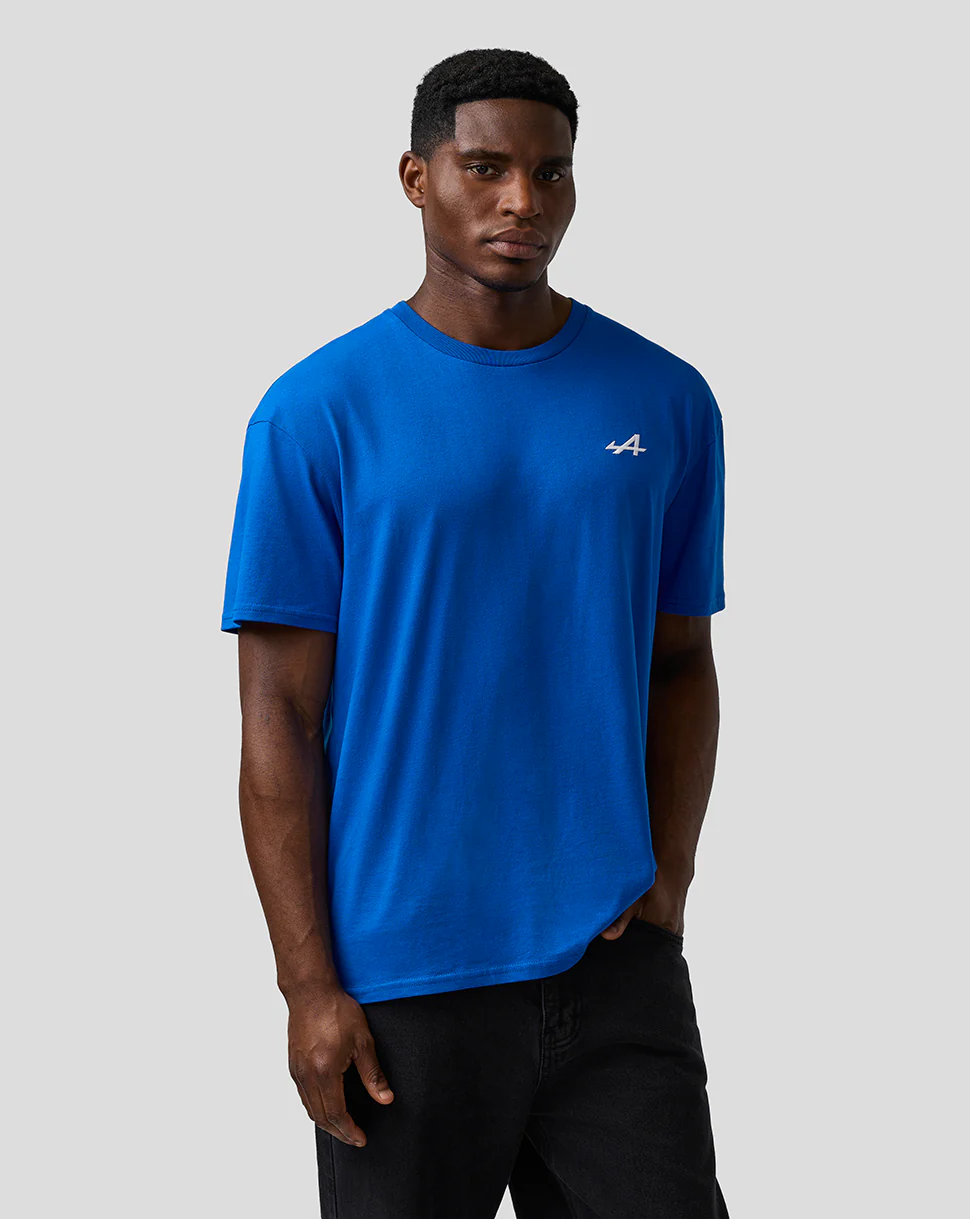 T-shirt unisexe coupe décontractée – Bleu lapis - Image 10