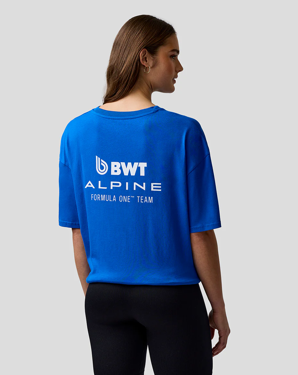 T-shirt unisexe coupe décontractée – Bleu lapis - Image 4