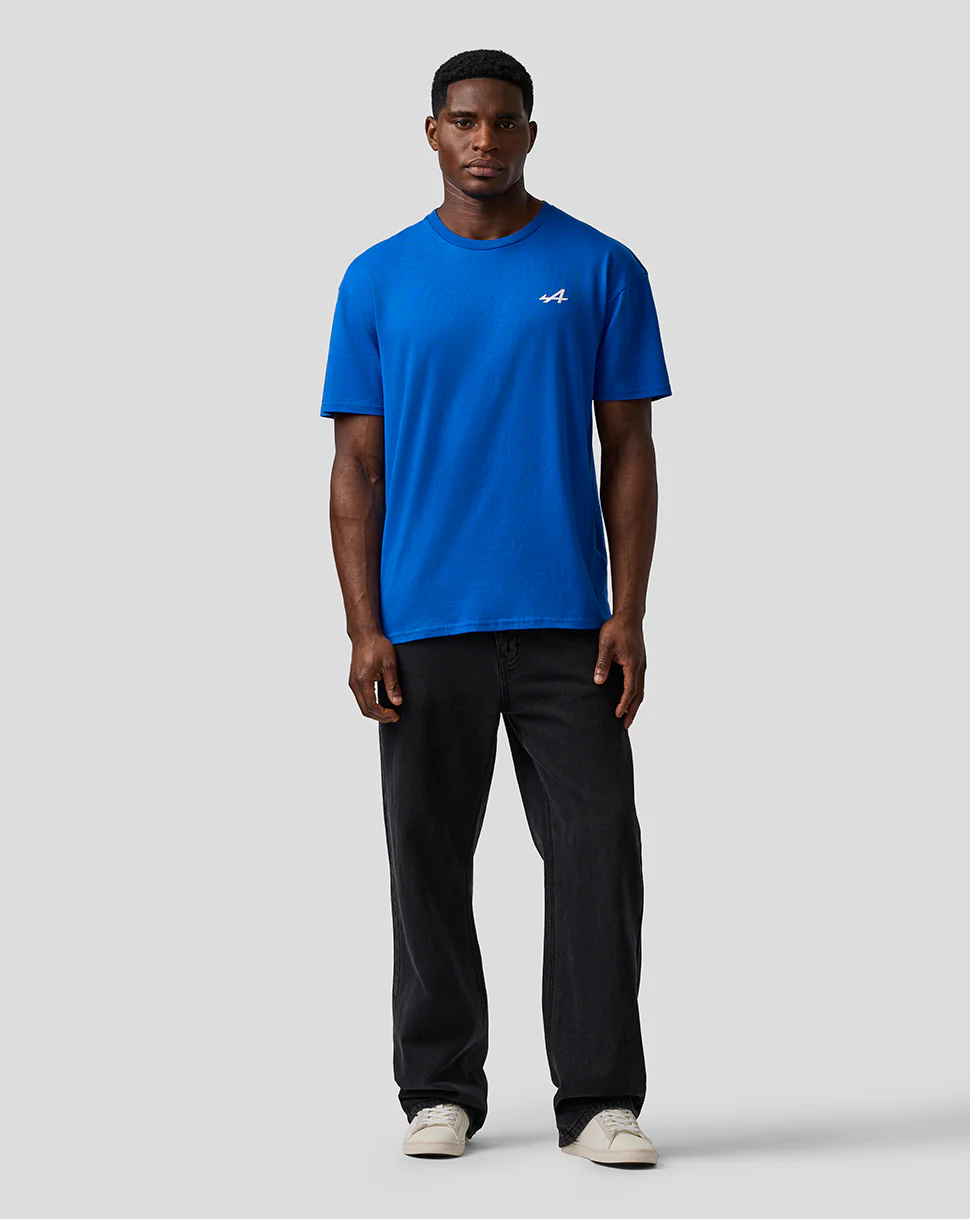 T-shirt unisexe coupe décontractée – Bleu lapis - Image 6