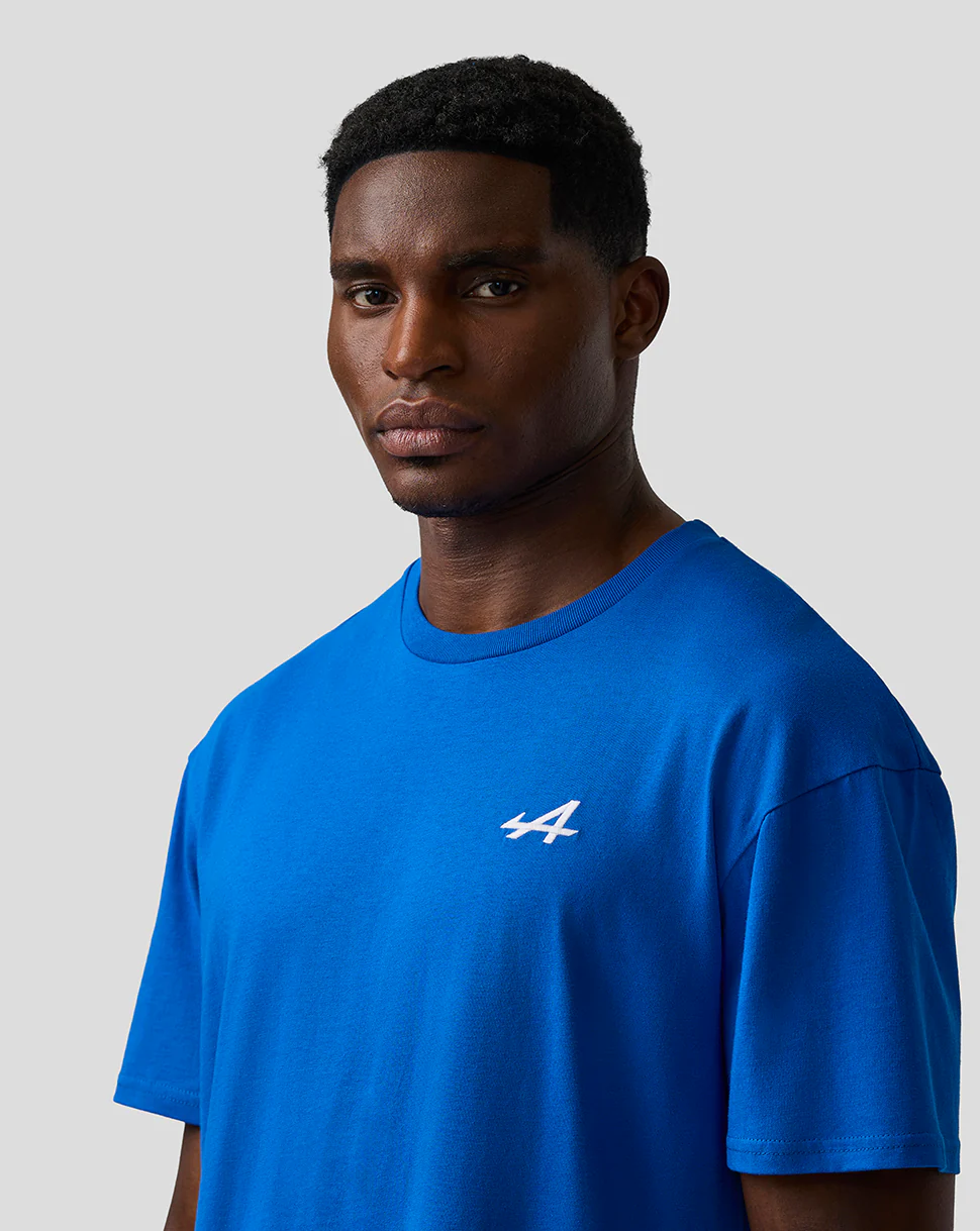 T-shirt unisexe coupe décontractée – Bleu lapis - Image 8