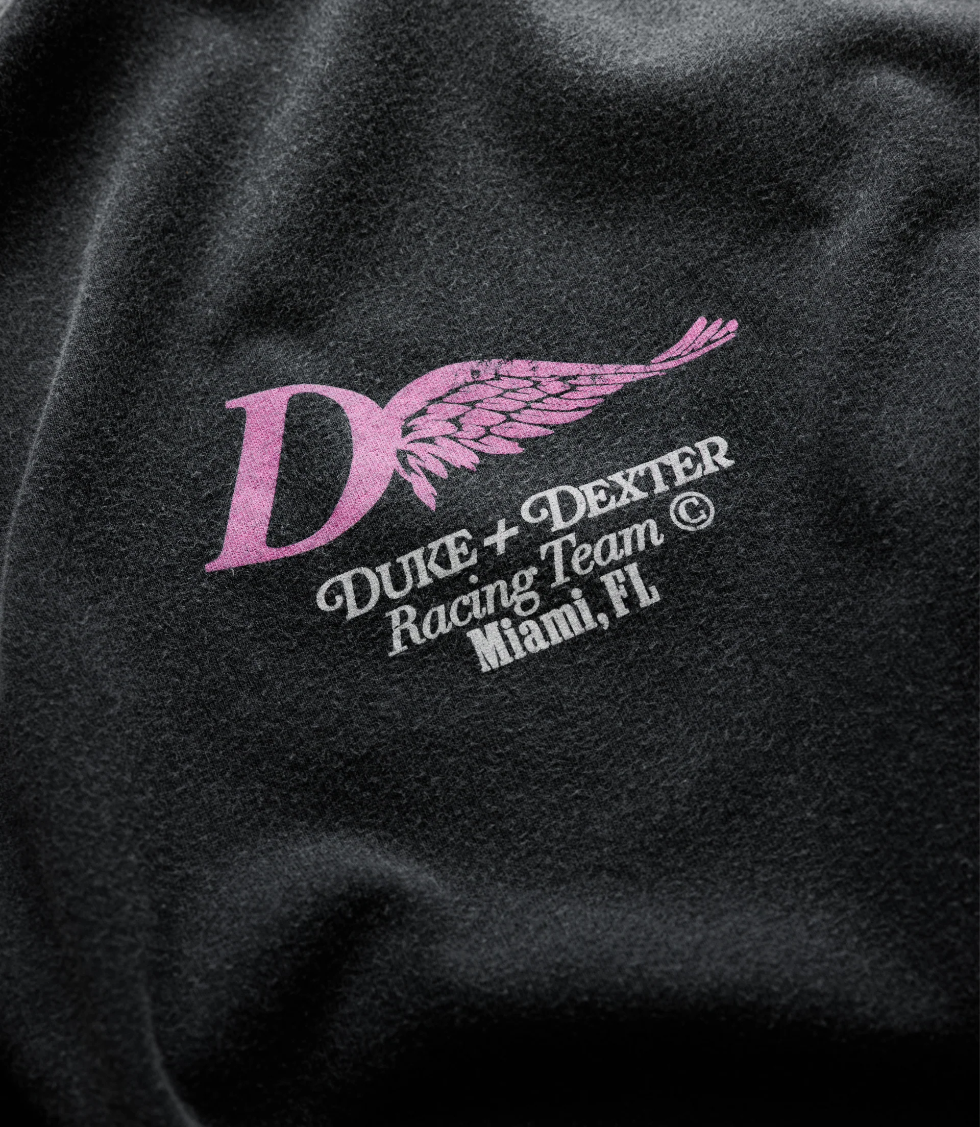 BWT Alpine Formula One Team x Duke + Dekter T-Shirt Casque Noir Délavé Unisexe - Image 6