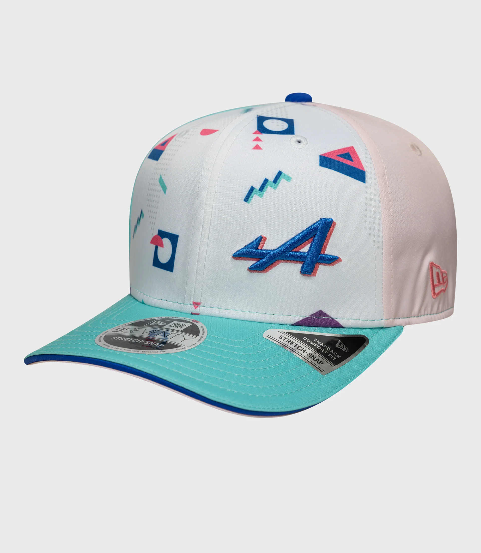 Casquettes Miami 9Seventy Stretch Snap New Era Alpine - White