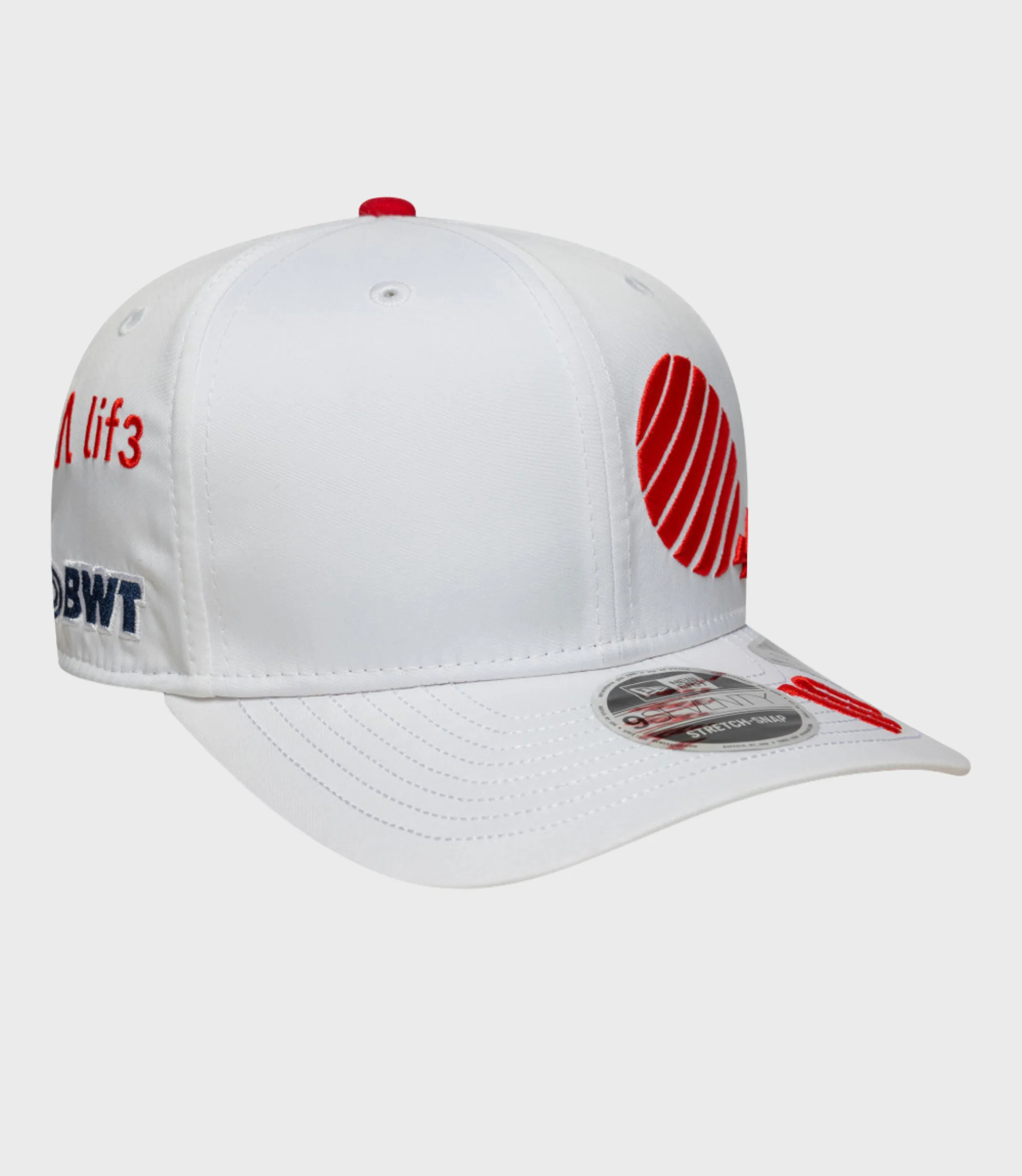 Casquette Pierre Gasly Japon 9Seving Stretch Snap New Era - Blanc - Image 4
