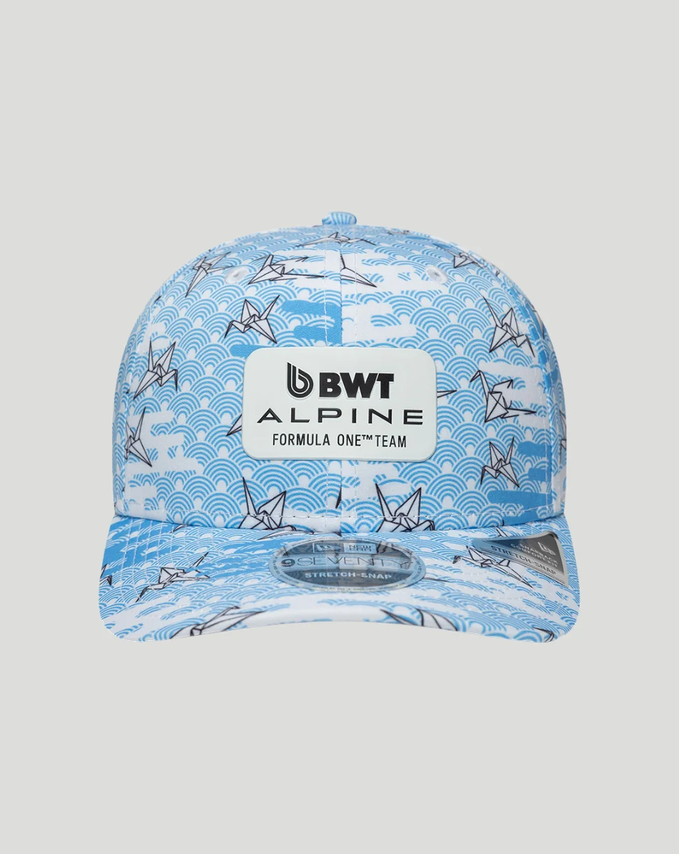 New Era x BWT Alpine Formula One Team Japan 9Seventy Stretch-Snap Cap - White - Image 2