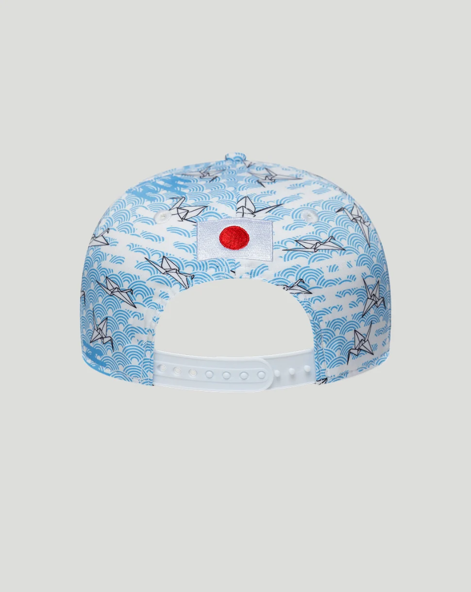 New Era x BWT Alpine Formula One Team Japan 9Seventy Stretch-Snap Cap - White - Image 4