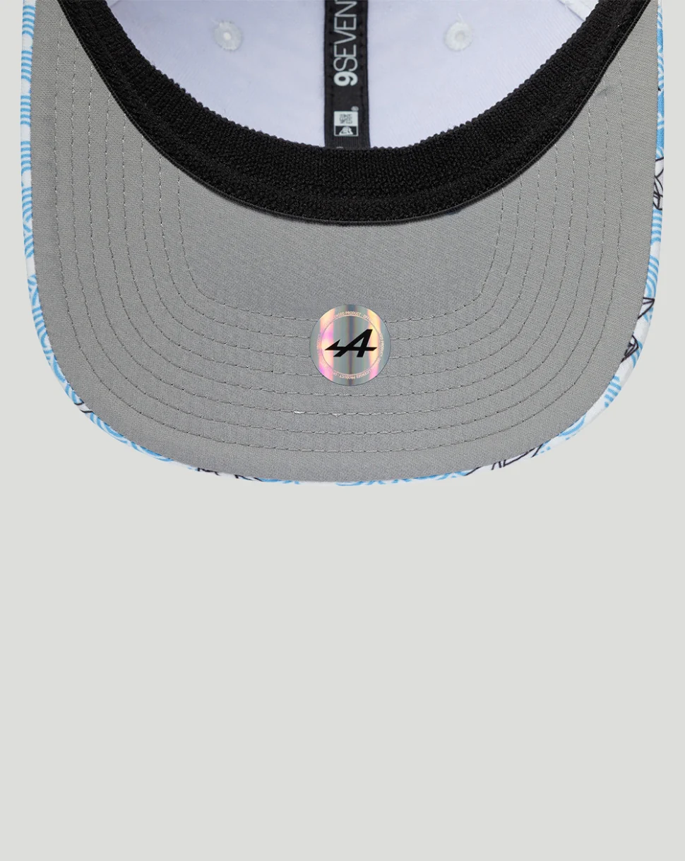 New Era x BWT Alpine Formula One Team Japan 9Seventy Stretch-Snap Cap - White - Image 5